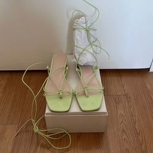 Zara lace up sandals